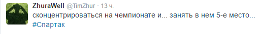 "Посмотрите на таблицу чемпионата. Это объективный показатель". Реакция Твиттера на спартаковский позор "Посмотрите на таблицу чемпионата. Это объективный показатель". Реакция Твиттера на спартаковский позор