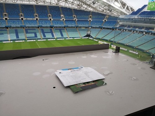 Тоска по-сочински: пустые трибуны, дождь и серость – это краснодарское дерби