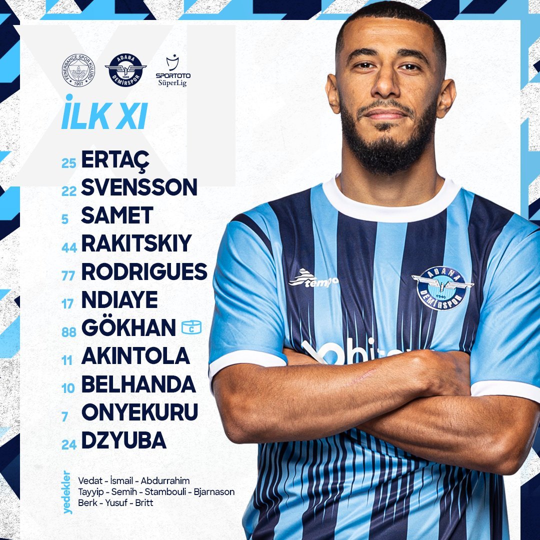 Дзюба и Ракицкий - в стартовом составе "Адана Демирспор" на матч с "Фенербахче"