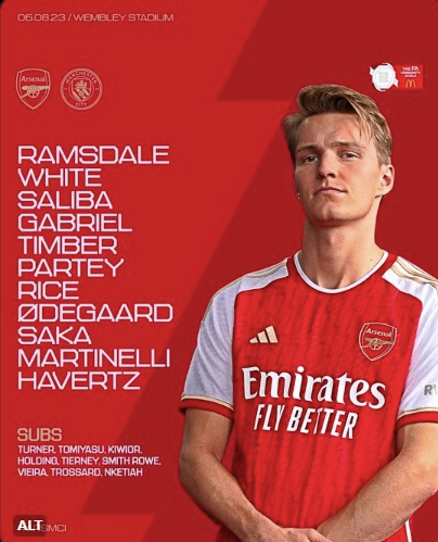 Тренерские штабы "Арсенала" и "Манчестер Сити" назвали составы на матч за Суперкубок Англии